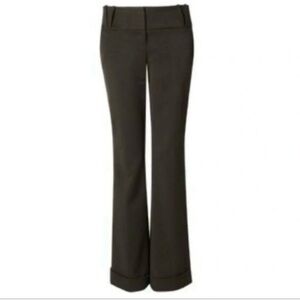 Ricki’s Trousers Flare Leg Relaxed Fit Mid Rise Charcoal Grey Pants Size 2 NWT